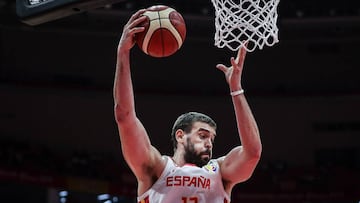 Marc, durante un partido