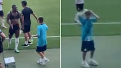 Al 99,9% de los futbolistas les piden un autógrafo... a Adama esto: no se lo podía creer ni el niño ni él