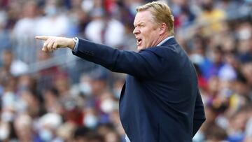 Ronald Koeman, en el partido ante el Madrid.