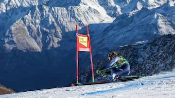 Federica Brignone lidera tras la primera manga del gigante en Sölden (Austria).