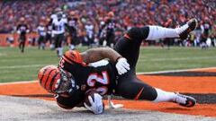 Jeremy Hill se encuentra en uno de los mejores momentos de la temporada justo en el momento que m&aacute;s le va a necesitar su equipo.