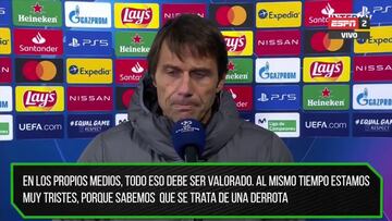 El esperanzador mensaje de Conte tras la derrota ante el Madrid