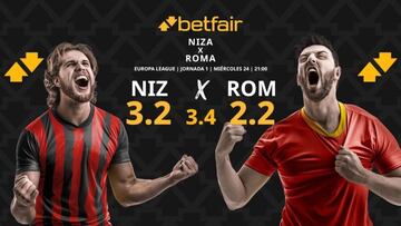 OGC Niza vs. AS Roma: horario, dónde ver, estadísticas y pronósticos