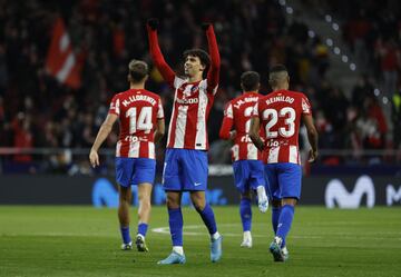 1-0. João Félix celebra el primer gol.