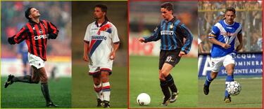 El italiano es el otro jugador de esta lista que tuvo dos traspasos gratuitos. Llegó al Bolonia y Brescia desde el Milan e Inter, respectivamente. No estuvo cómodo en ninguno de los dos equipos grandes de Milán y demostró su gran calidad cuando los abandonó. En su única temporada en el Bolonia logró 22 goles y en el Brescia, club en el que estuvo cuatro temporadas, acabó anotando 46 tantos antes de su retirada.