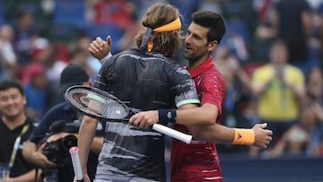 Así cedió Djokovic ante Tsitsipas