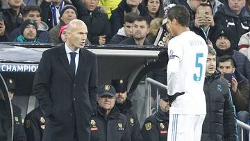 Zidane y Varane.