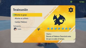 La Teraincursi&oacute;n de 7 Estrellas de Charizard Drag&oacute;n es un evento de tiempo limitado