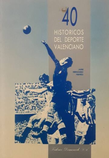 Esta recopilación deportistas valencianos relata la vida y obra de 40 deportistas (entre ellos varios jugadores del Valencia) de la Comunidad Valenciana en la primera mitad del siglo XX, abracando casi hasta los años 70. Perpiñá disecciona las carreras deportivas de 39 hombres y una mujer entre los que se encuentran Luis Casanova, Juan Cruz Sol o Ignacio Eizaguirre, entre otros.