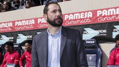 Pablo Mach&iacute;n, entrenador del Girona. 