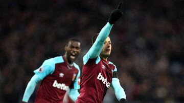 Chicharito “empata” al Guille Franco en el West Ham