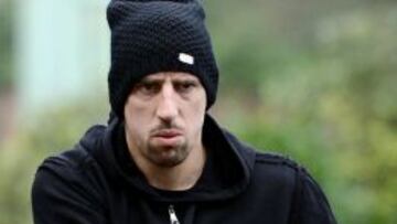 El futbolista del Bayern de Múnich, Frank Ribéry.