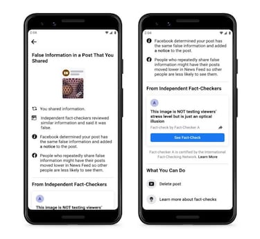 Si desinformas en Facebook la red te ocultará tus publicaciones
