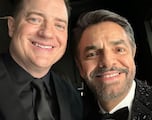 Premios Oscar 2023: El momento de Eugenio Derbez con Brendan Fraser