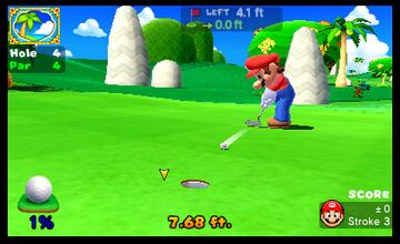 Captura de pantalla - Mario Golf World Tour (3DS)