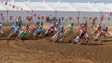 Salida de la manga de clasificación del MXGP de Turquía.