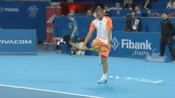 La raqueta indestructible de Youzhny: ¡lo tenía loco!