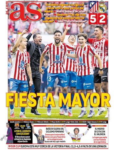 Las portadas de AS de septiembre