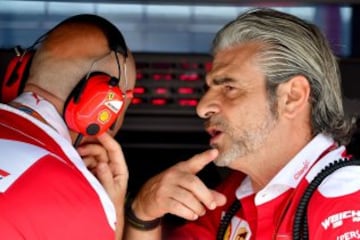 El jefe de Ferrari Maurizio Arrivabene.