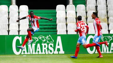 13/06/20 PARTIDO SEGUNDA DIVISION 
 CORONAVIRUS COVID-19
 RACING DE SANTANDER - LUGO 
 GOL 1-1 GOL ELHACEN ALEGRIA 