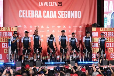 El equipo Q36.5 PRO Cycling presenta a sus corredores para La Vuelta en su 80 edición.
