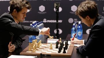Magnus Carlsen y Sergey Karjakin no batallaron en la partida duodécima.