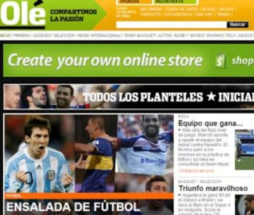 Portadas de la prensa extranjera