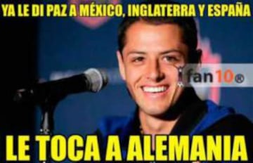 Los mejores memes del gol del Chicharito con el Leverkusen