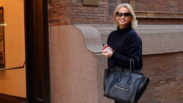 La empresaria Corinna Larsen antes de un concierto de la Orquesta Filarm&oacute;nica de Viena en el  Carnegie Hall de Nueva York.