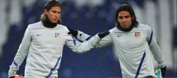 Uno de los grandes amigos de Falcao en el Atlético, además un socio constante. El lateral brasileño era uno de los que siempre estaba junto al 'Tigre'.