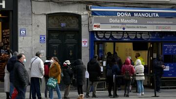 Do&ntilde;a Manolita: horarios, d&oacute;nde pedir cita y c&oacute;mo comprar online Loter&iacute;a de Navidad en Madrid