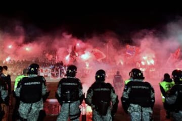 Despite not being a power-house in world football, the Belgrade derby is unique in the tension generated when the red and white of Red Star face the black and white of Partizan for the "Veciti Derbi"