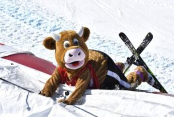 El lado más cómico del Mundial de esquí en St. Moritz