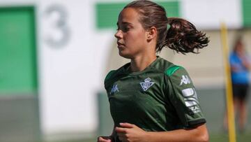 Rosa M&aacute;quez, jugadora del Betis. 