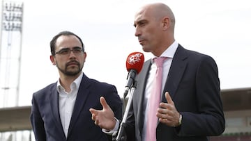 Rubiales, en una comparecencia.