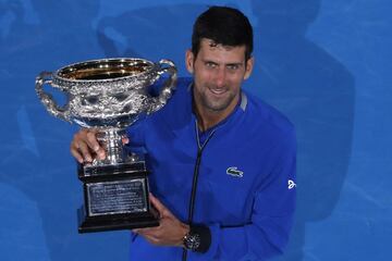 Novak Djokovic consiguió su 15º Grand Slam. 