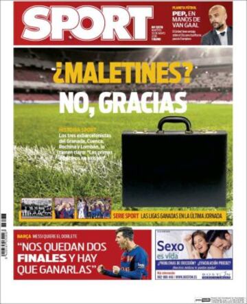 Portadas de la prensa mundial