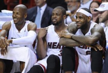 Allen, Wade y LeBron.
