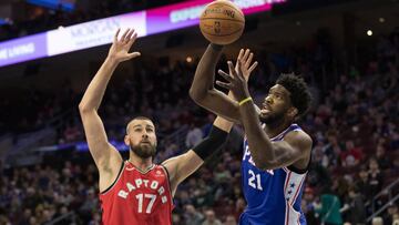 Otra remontada fallida para los Raptors ante los 34 de Embiid