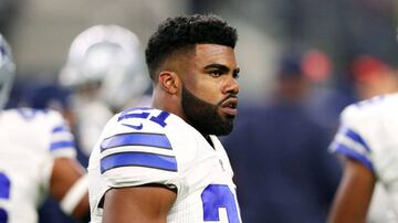 El corredor de los Vaqueros de Dallas, Ezekiel Elliot, se vio implicado en una pelea de bar en la zona de Dallas la noche de este domingo. Aunado a esto podría ser suspendido por la NFL cuando ésta concluya su investigación por las acusaciones de violencia doméstica en su contra en julio del año pasado por su ex novia Tiffany Thompson, aunque no se presentaron cargos en su contra. No obstante, la NFL sigue investigando.