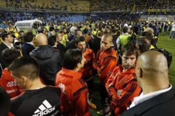 Se empaña el clásico Boca-River por agresión de hinchas