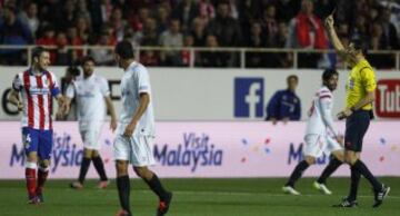 Tarjeta amarilla a Gabi 