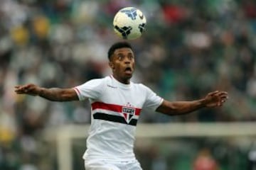 9° puesto: Michel Bastos, jugador del Sao Paulo, tasado en 4.5 millones de euros.