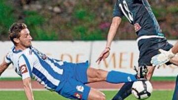 <b>GOLEADOR. </b>Mista resolvió el primer amistoso de la pretemporada con un gran tanto.