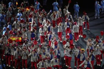 La delegación española en la inauguración de los Juegos Paralímpicos de Río 2016