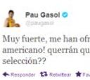 Pau Gasol bromea con la posibilidad de jugar con EE UU