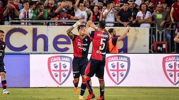 Cagliari 1-1 Bari por la final de ida del ascenso de Italia: gol de Lapadula, resumen y mejores jugadas