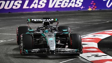 George Russell (Mercedes W16). Las Vegas, Estados Unidos. F1 2025.