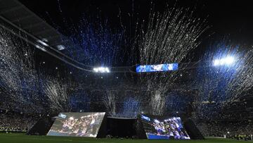 Imagen de la celebración de la Duodécima en el Santiago Bernabéu.
