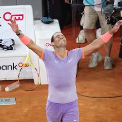 Resumen, resultado y ganador del Nadal - De Miñaur: segunda ronda del Mutua Madrid Open hoy en vivo